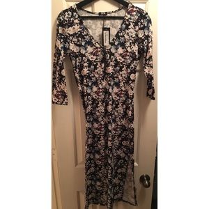 Floral midi dress